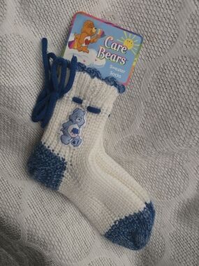 Care Bears Cream & Blue Sweater Sock